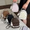 Schoolbag Korean niche polka dot chain backpack casual Korean ins personalized foreign style backpack tide mini portable schoolbag