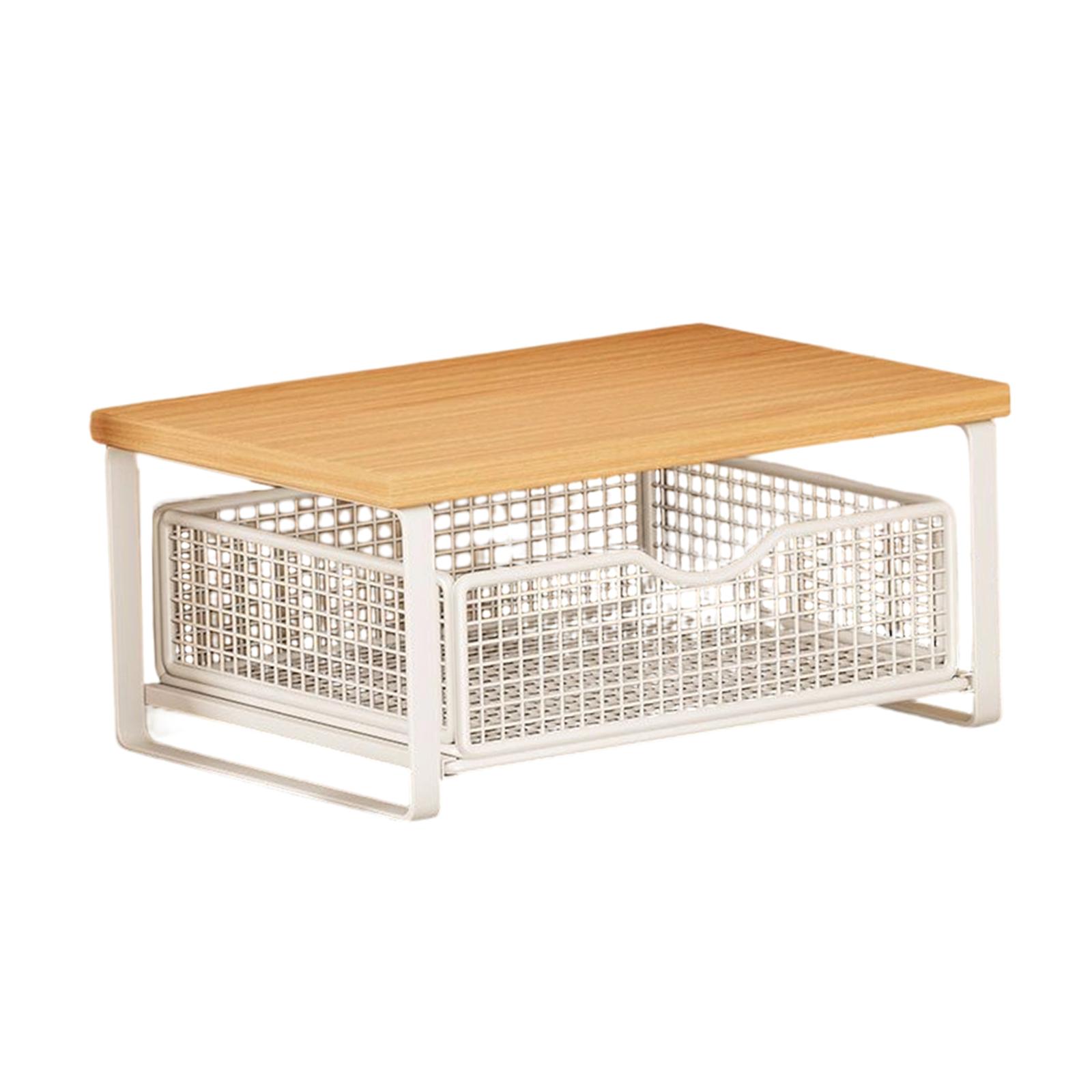 

Маленький стол-органайзер для принтера Деревянная полка для хранения для домашнего офиса Настольная книжная полка Перфорированная доска