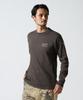AVIREX HONEYCOMB WAFFLE USAF L/S T-SHIRT 783-5230030 charcoal 2XL