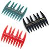 BABLO Pomade Mesh Comb Set (Red, Black & Green) - 3 Combs, 90x70x5mm