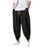 2025 Men's Ice Silk Lantern Harem Pants - Loose, Lightweight Summer Joggers
