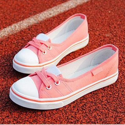 Comemore Mokasyny Codzienne Oddychające Damskie Płaskie Wsuwane Modne 2026 Buty Płócienne Damskie Płytki Dekolt Czerwone Damskie Buty Baleriny