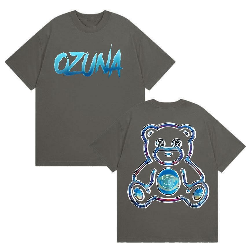 Rapper Ozuna Album 2025 Merch T Shirts Men's Women Fashion Retro O-Neck High Quality T-Shirt Casual 100% Cotton Oversized Tshirt