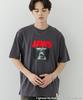 Sense of Place Men's Custom JAWS Print T-Shirt, Size B, AAA5-11B128, Charcoal, Medium