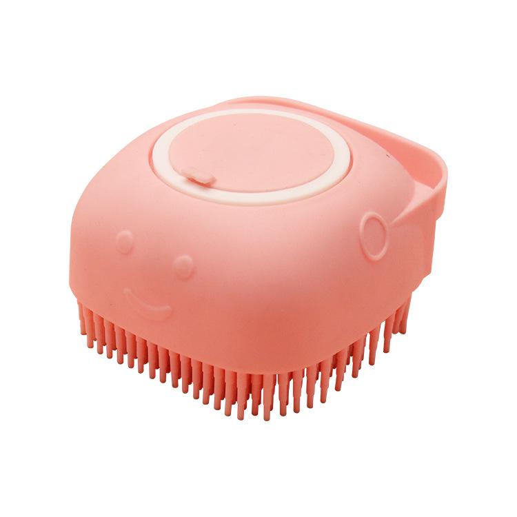 Silicone Portable Bath Brush for Pets & Humans: Shampoo, Clean, and Massage