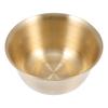 Buddhist Copper Offering Bowl Exquisite Carved Painted Design Round Smooth Edges Multi Functional Home Temple Worship Decoration