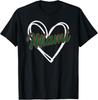 Miami Herz Vintage Stadt Retro Miami Liebhaber Unisex T-Shirt
