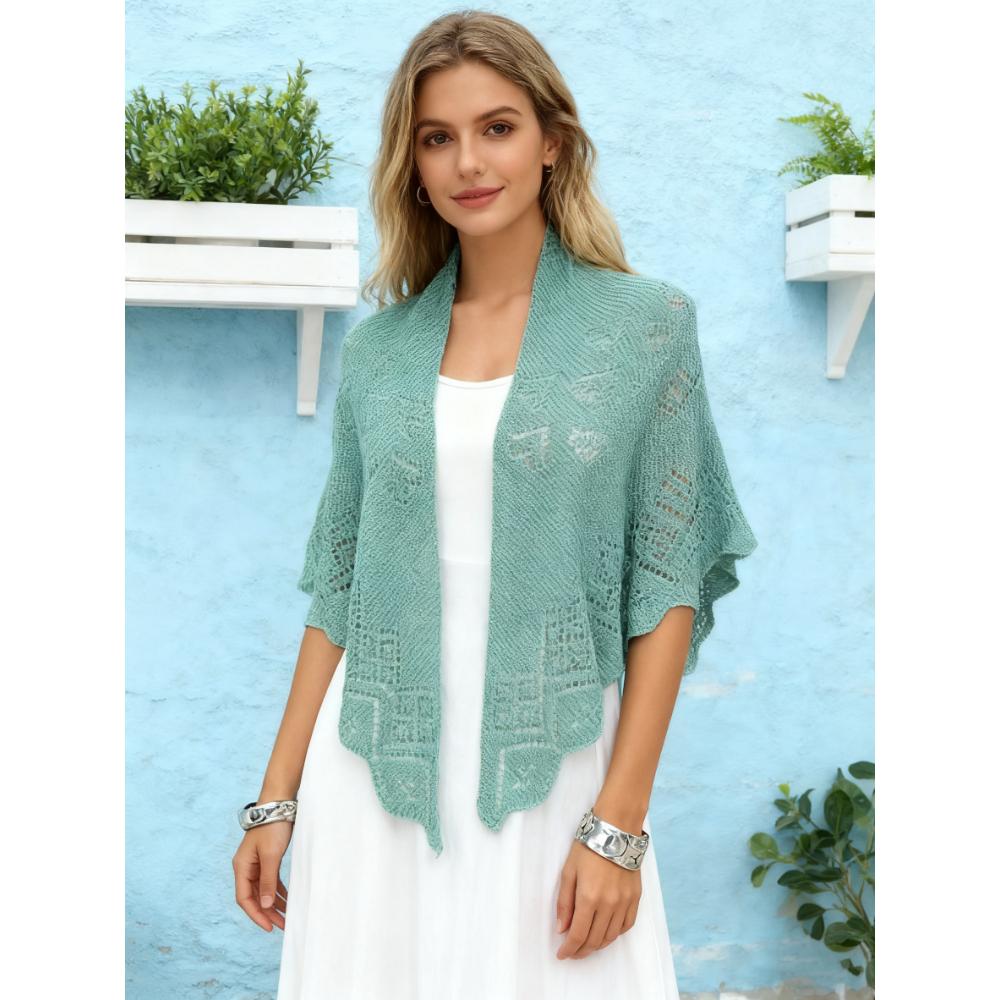 1 Pezzo Sciarpa a Maglia Moda Cheongsam Con Piccola Sciarpa Nodo Sciarpa Gonna Lavorata a Maglia Donna