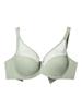 Traceless smooth surface large chest small underwear set women's thin anti-sagging adjustment bra large size sexy bra