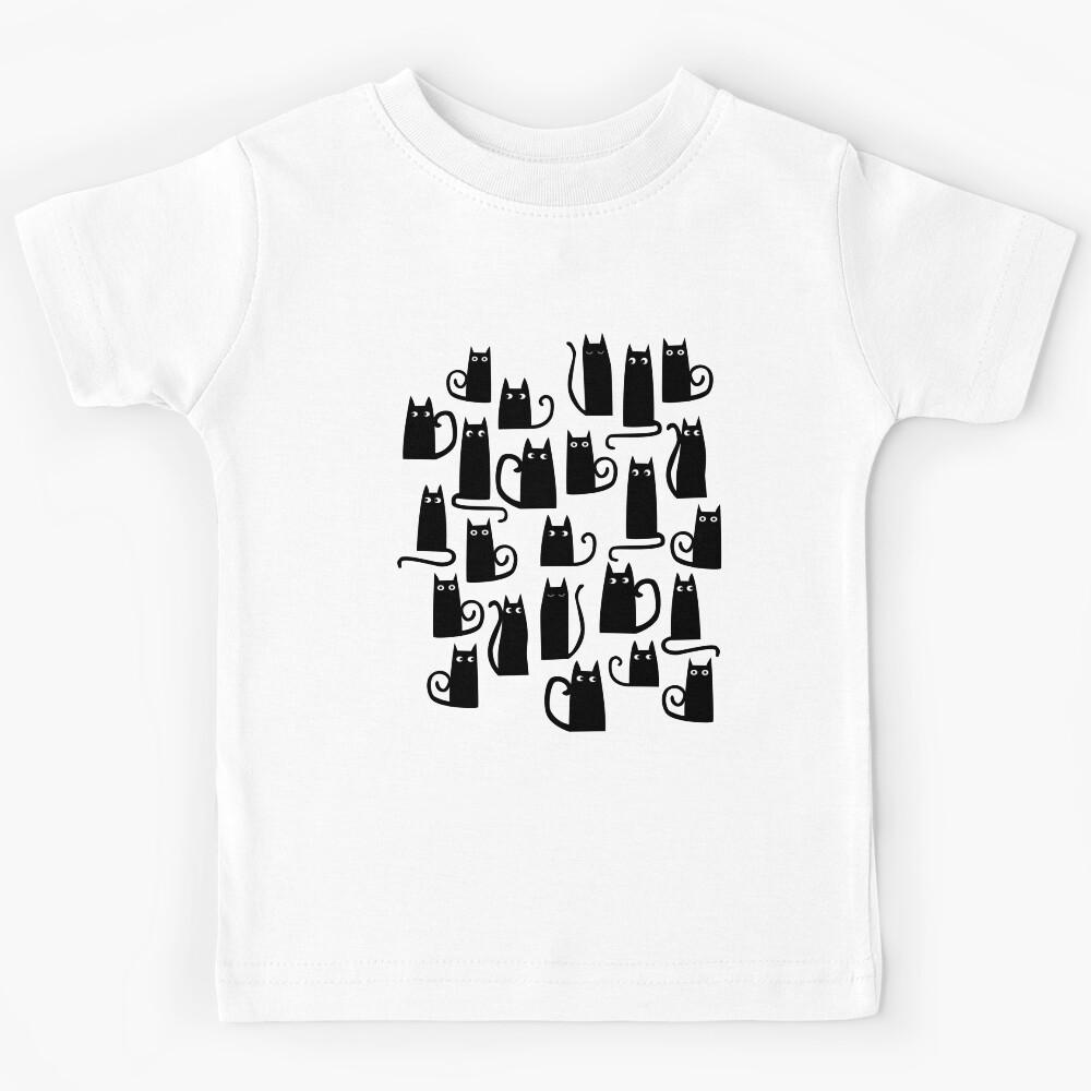 Black Cats Kids T-Shirt 110