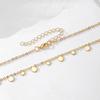 Classic Small Round Tassel Pendant Necklaces for Women Ladies High-End Feeling Collarbone Lobster Buckle Necklaces Jewelry Gifts