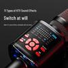 Bluetooth Wireless Microphone Speaker with Integrated Sound Card for Singing On Mobile Phones and TV.