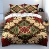 Golden Artistic Female Portraits Bedding Duvet Cover Set Duvet Cover Pillowcases  (1*Duvet Cover 2*Pillowcases, without duvet insert)