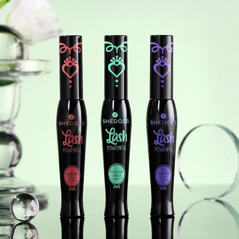 Sensation de maquillage de scène Mascara imperméable et résistant à la transpiration, allongement dense, pas facile à démaquiller