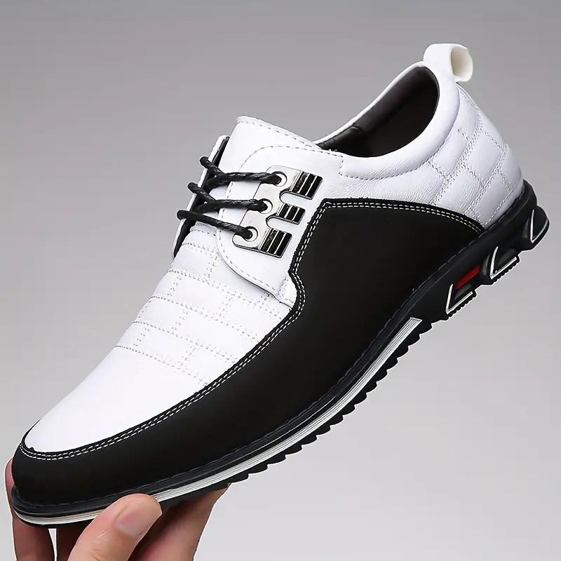 Men S British Style Comfortable Large Size Casual Fashion Leather Daily Shoes