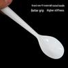 CHULV Disposable Black PS Plastic Spoons, 1000-Pack
