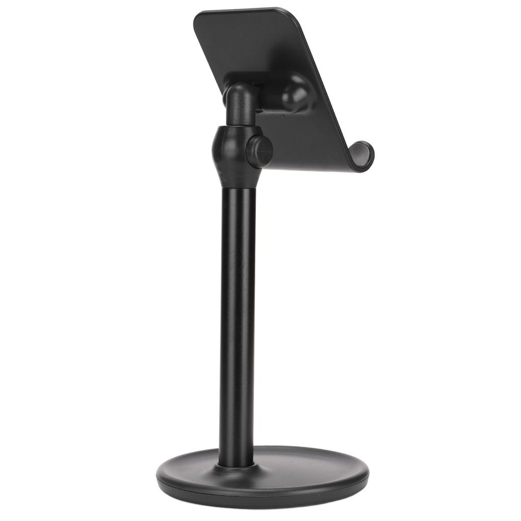 Phone Holder Aluminium Alloy Adjust 45 Degrees User Friendly Design Cell Phone StandBlack