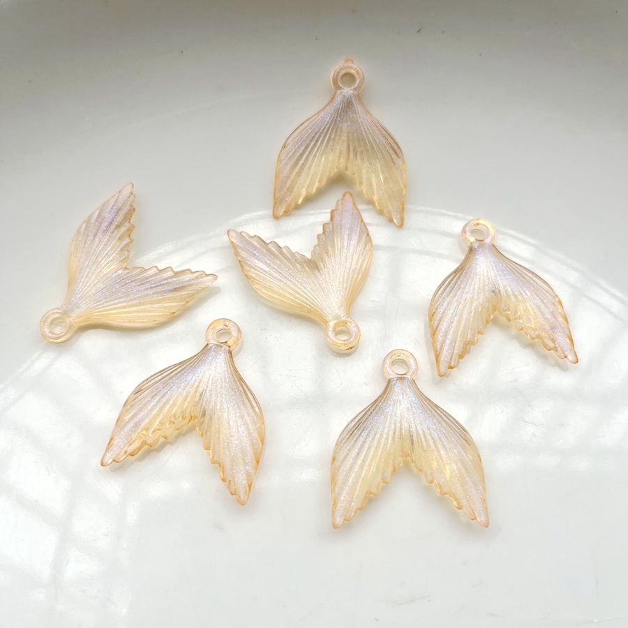 

14 шт. Красивая хрустальная подвеска в виде рыбьего хвоста, подходит для серег, браслетов, ожерелий, изготовления ювелирных изделий, украшения подарков, DIY аксессуары, бусины оранжевый