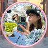 Portable Travel Selfie Mirror, Hd Round Convex Mirror For Vlogging&Makeup, Handheld Photography Props, Ins Style Photo Accessory Set