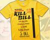 Hot Sale Kill Bill V2 Movie Poster Unisex Yellow T Shirt All Sizes S-5XL Tarantino