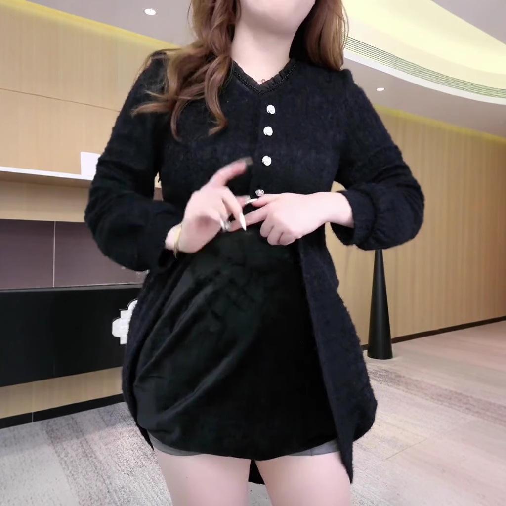 New Spring Fashion French Style Slimming Dress for Plus Size Middle-Aged Women