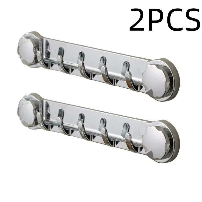 Neuer multifunktionaler 5-Haken-Saugnapf mit starker Saugkraft ohne Bohren oder Nägel, geeignet für Handtuchhalter, Jacke, Küche, Bad, Aufbewahrungshaken