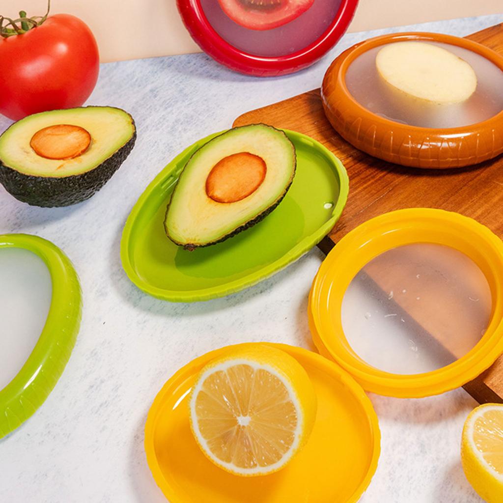 Creative Kitchen Storage Box Fruit Vegetable Container Fresh Box Avocado Tomato Lemon Onion Fresh-Keeping Crisper Kitchen Gadget