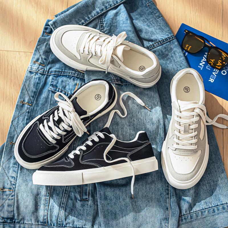 New low-top umbrella cloth breathable men's shoes niche sports and leisure board shoes men's tide AFT-02