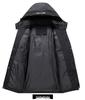 Winter Men's Business Down Jacket for Seniors - Thick, Warm, Plus Size Short Coat
