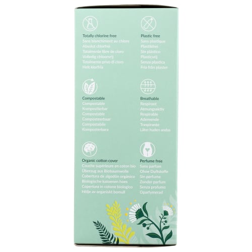 Natracare, Panty Liners, Organic Cotton Covers for Thongs, 30 Count