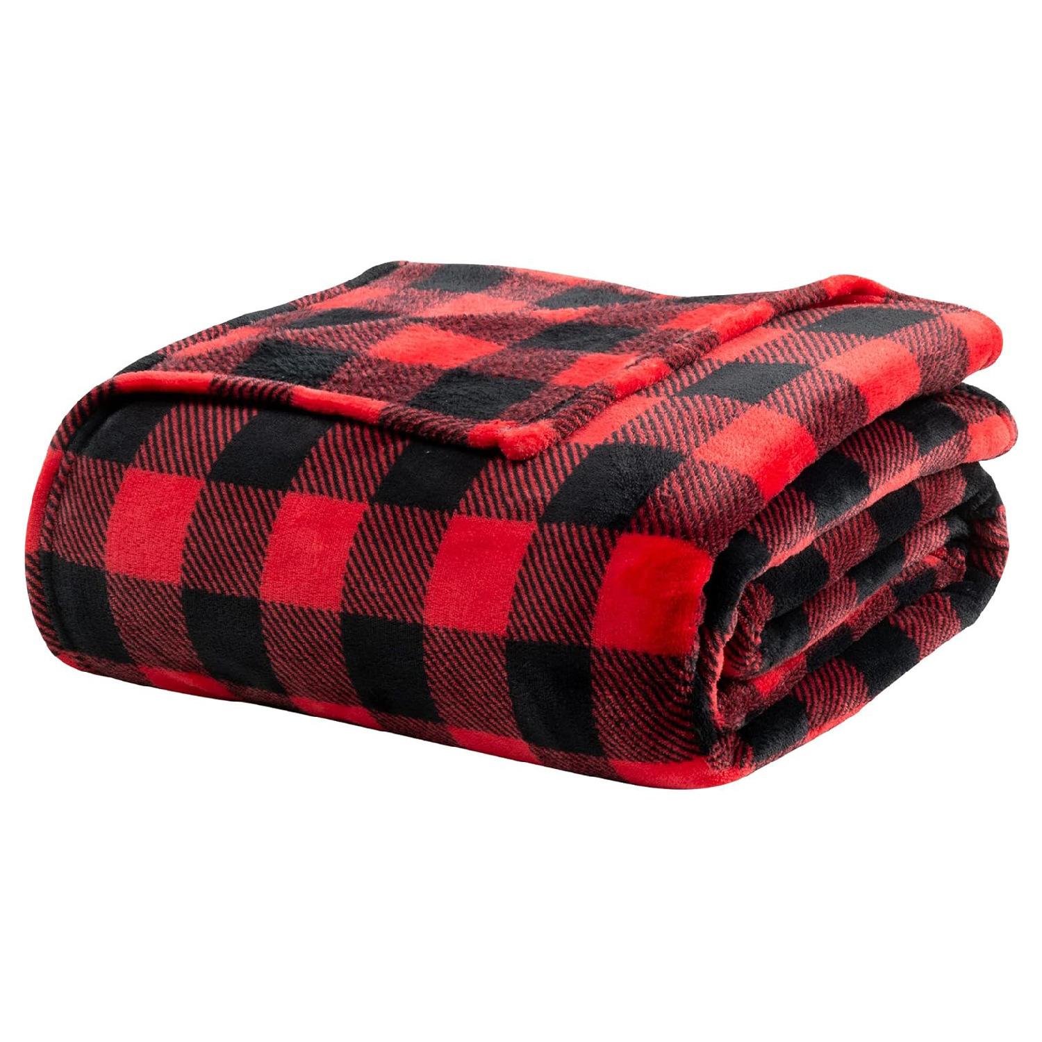 

Blanket for Couch Sofa Bed Plaid Decor Black White Checkered Blanket Cozy Fuzzy Soft Lightweight Warm Blankets All Seasons 150 200cm