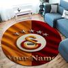 Galatasaray S Custom Name Round Area Rug,Carpet Rug for Living Room Bedroom Sofa Playroom Decor,Non-slip Floor Mat