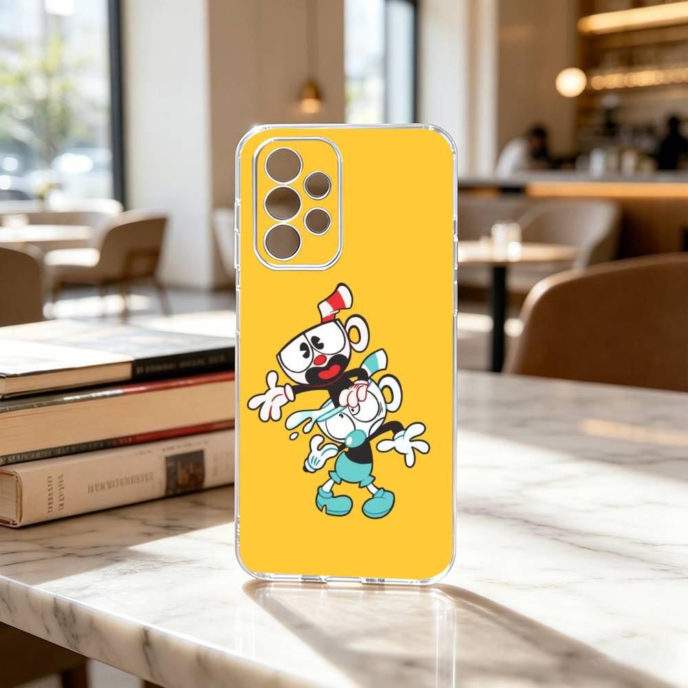 P-Popular C-Cuphead Game  Phone Case For Samsung S25,S24,S21,S22,S23,S30,Ultra,S20,Plus,Fe Transparent Cover