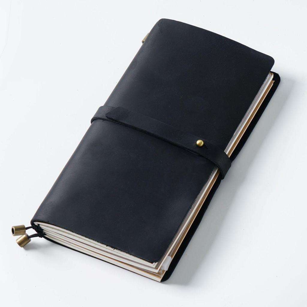 Cross-border Leather Passport Holder & Retro Genuine Leather Notebook