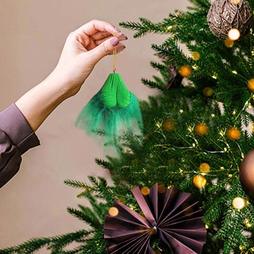 

Green Christmas Tree Ornament Funy Home Car Hanging Ornament New Holiday Decor