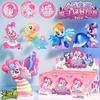 Genuine KAYOU My Little Pony Rubber Doll Magic Scene Seal The First Bullet Blind Box Rare Style Pinkie Pie Rarity Kids Gifts