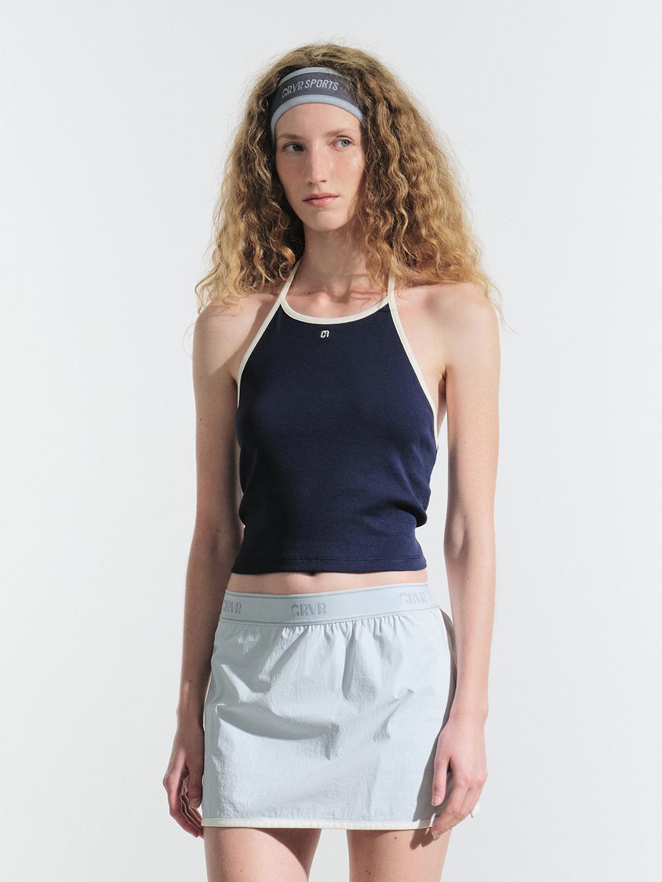 Grove Ivy Halter Top (Navy) Navy/F