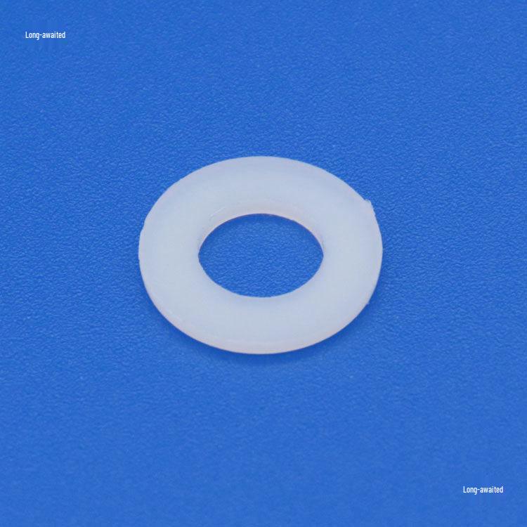 Black & White Nylon Insulating Flat Washer - M2 To M14 Plastic Gasket, Enlarged & Thickened for Screws