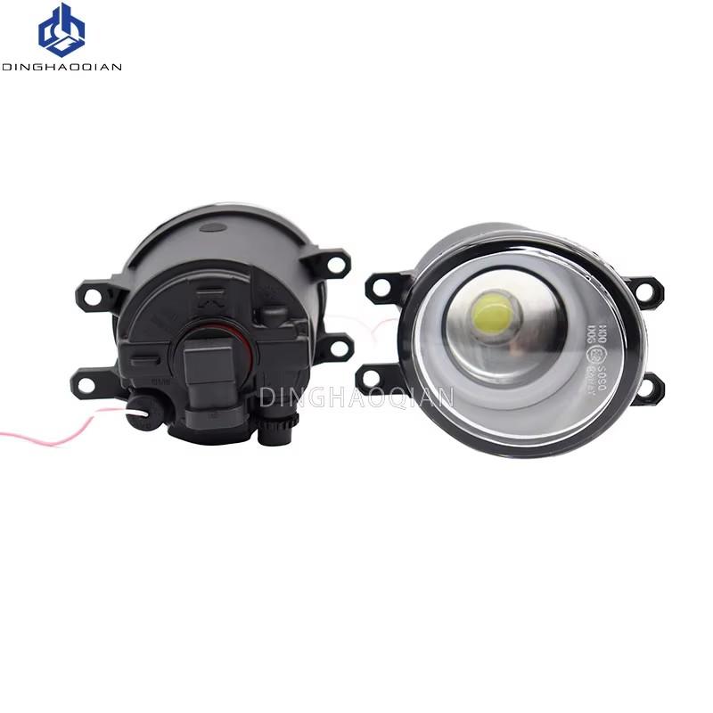2 Pieces Car Fog Light LED Angel Eye DRL Daytime Running Lamp H11 12V High Bright For Toyota Wish 2009 2010 2011 2012