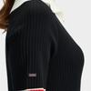 FILA DNA French Chic Short Sleeve Dress Women dresses Black F11W431305FBK