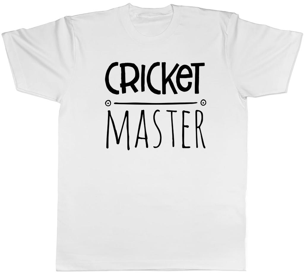 Cricket Master Unisexs Unisex TShirt Tee