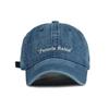 Denim Cap Spring Summer Male Embroidered Letter Sunscreen Sun Hat Female Baseball Cap