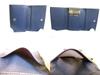 Authentic BVLGARI Navy Blue Leather BVLGARIBVLGARI 6 Pics Key Cases #9960  Open box