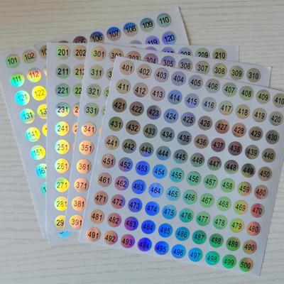 1-500 Number Sticker Label For Nail Polish Color Gel Varnish Marking Numbering Manicure Tool ZKStar ZH
