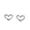 Jewelry Hollow Love Stud Earrings Korean Style Temperament Silver Needle Fashion Earbone Stud Female Ins