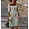 QICED Fashion Summer Spring 1/2 Sleeves Casual Dresses