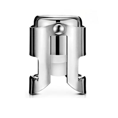Leak Proof Wedding Champagne Bottle Stopper Practical Stainless Steel Sparkling Wine Saver for Home or Restaurant Use