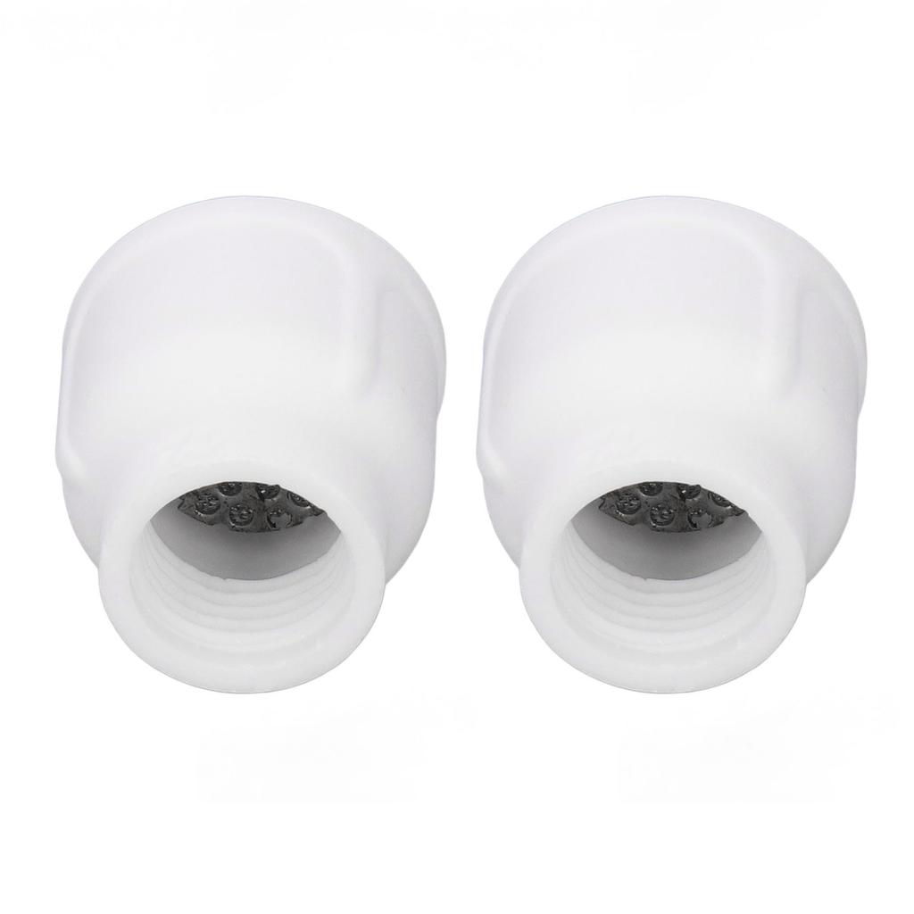 2Pcs Tig Welding Cups White Ceramic Welding Torch Cup Ceramic Nozzle Accessory Kit for DB SR WP 9