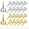 5PCS Silver Finger Claws Cosplay Claws Rings, Punk Rock Nail Finger Armor Gothic