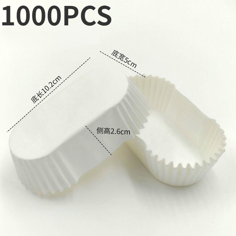 

1000 шт. Большие формы для торта в форме лодки, бумажные стаканчики для подноса, шифоновое шоколадное печенье, выпечка, жиронепроницаемая бумага, кухонная утварь